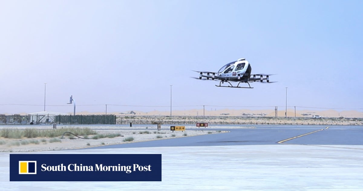 Chinese Air Taxi Maker EHang Completes First Flight In Middle East ...